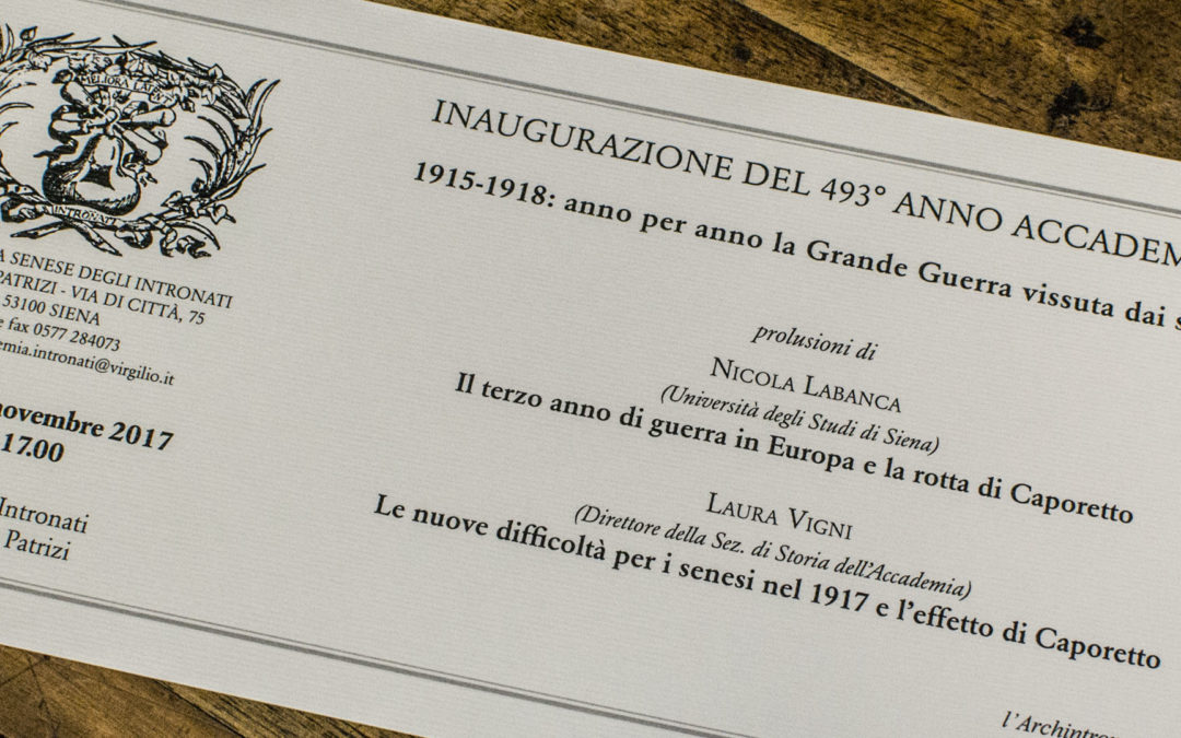 Inaugurazione del 493° anno accademico