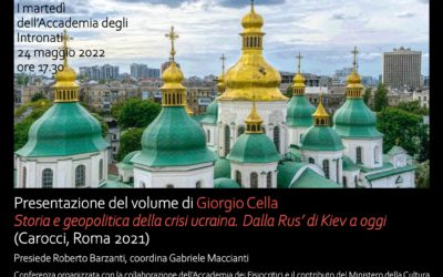 Presentazione del volume di Giorgio Cella: Storia e geopolitica della crisi ucraina. Dalla rus di Kiev a oggi
