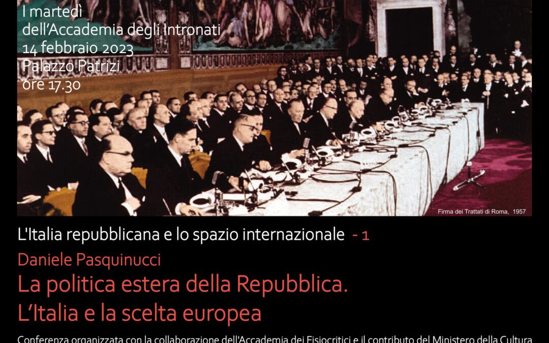 L’Italia repubblicana e lo spazio internazionale – La politica estera della Repubblica. L’Italia e la scelta europea
