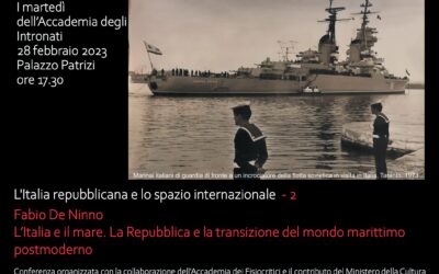 L’Italia repubblicana e lo spazio internazionale – L’Italia e il mare. La Repubblica e la transizione del mondo marittimo postmoderno