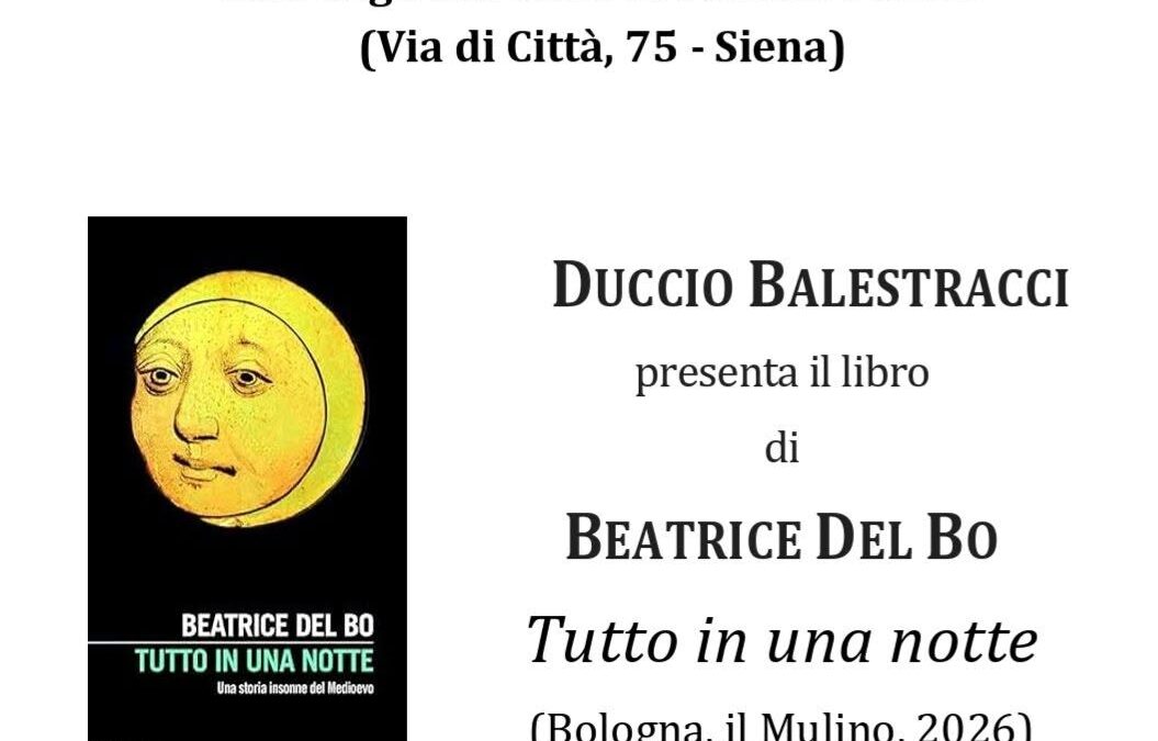 Tutto in una notte. Una storia insonne del Medioevo